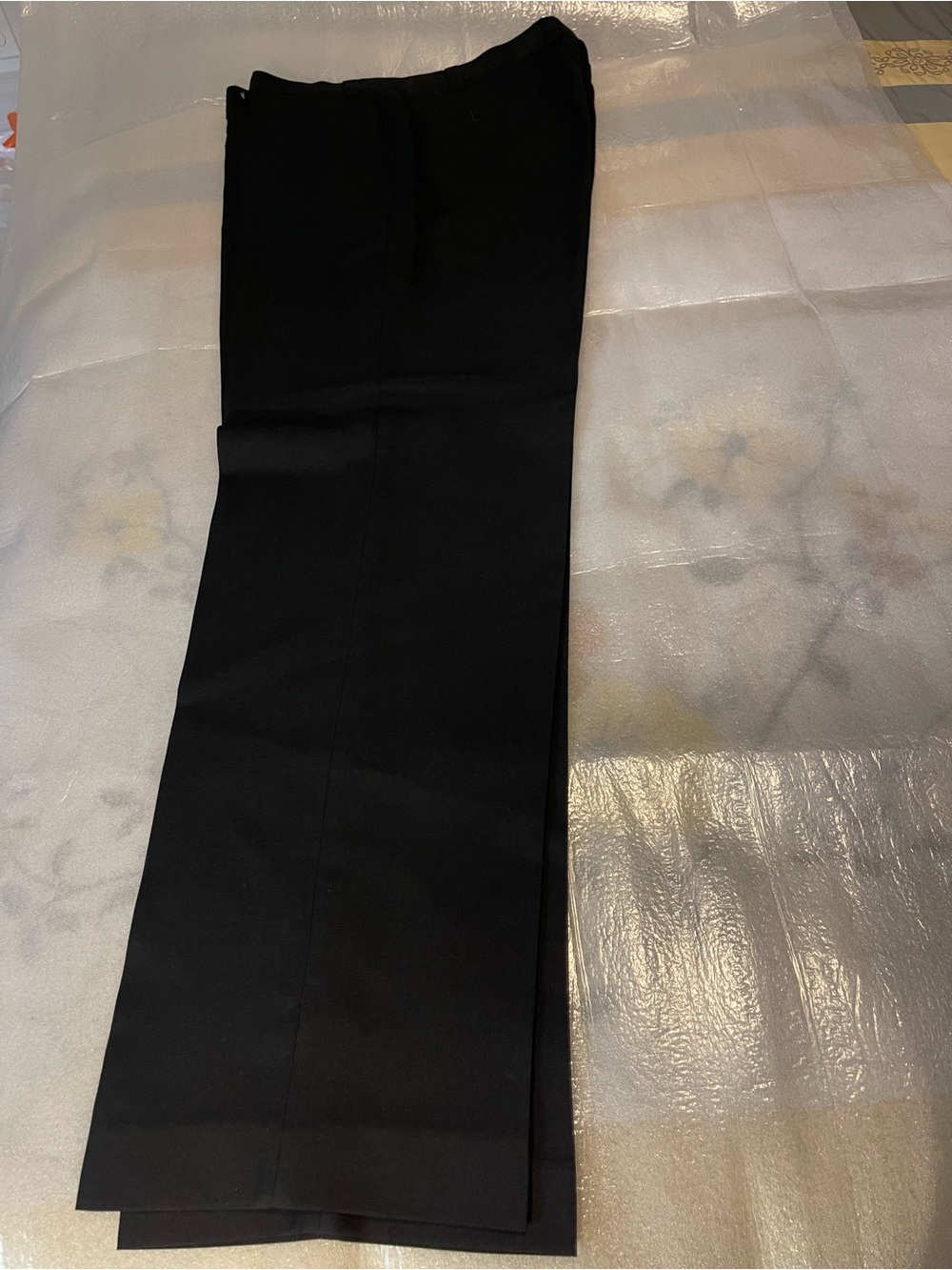 Calvin Klein Men's Black Dress Pants - Tailored Straight-  36x32